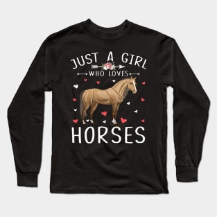 Horse Riding Lover Women Long Sleeve T-Shirt